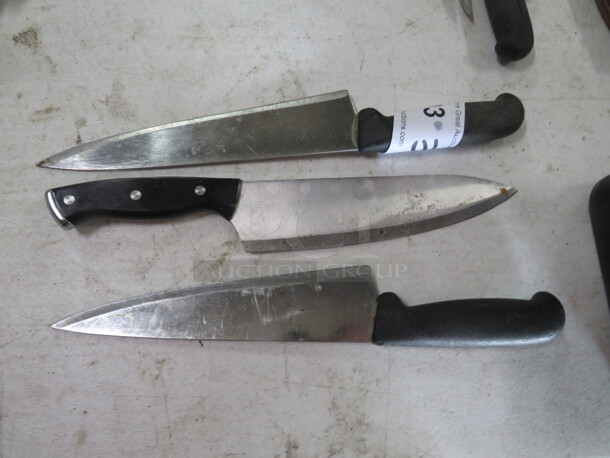 Assorted Chef Knife. 3XBID - Image 1 of 1