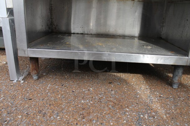 Stainless Steel Commercial Table w/ 2 Under Shelves. - Image 3 of 3