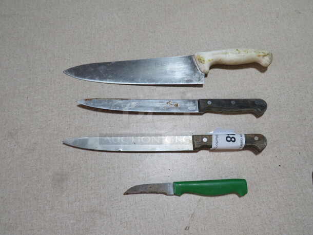 Assorted Chef Knife. 4XBID - Image 1 of 1
