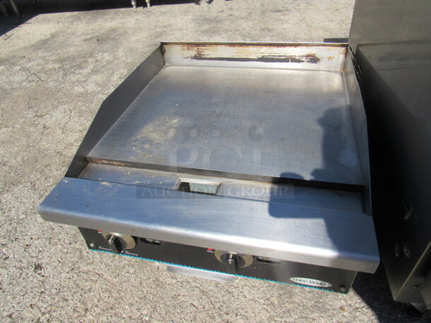 One Servware 24 Inch Natural Gas Griddle. Commercial Series. 24X28X16 - Image 2 of 3