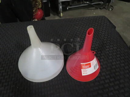 One Lot Of 2 Funnels.