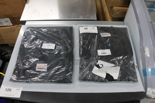 2 BRAND NEW! Uncommon Threads 0421-0100 6XL Delray Short Sleeve Dress Coats. 2 Times Your Bid! - Image 1 of 5