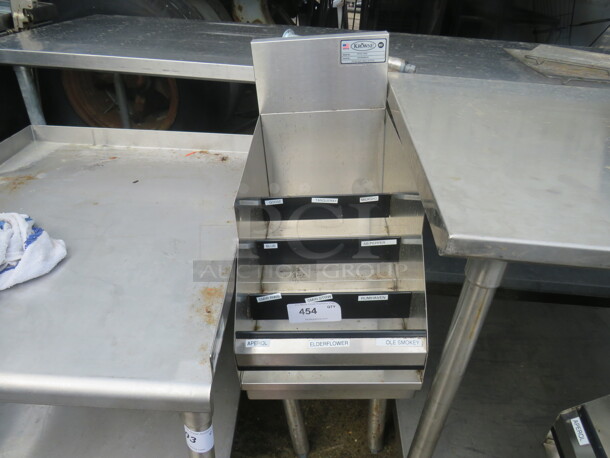 One Krowne SS 4 tier Bottle rack. #KP18-12RD. 12X24X37 - Image 1 of 1