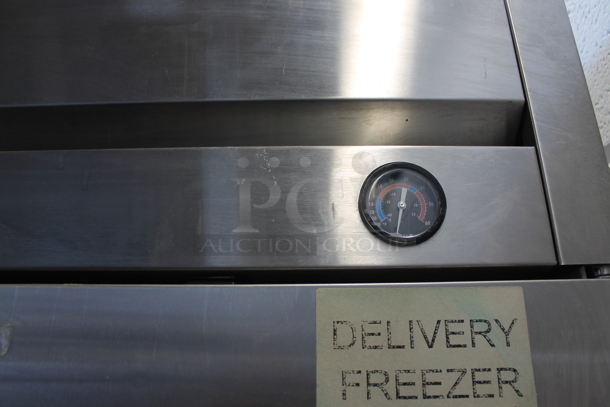 2013 True T-49F ENERGY STAR Stainless Steel Commercial 2 Door Reach In Freezer w/ Poly Coated Racks on Commercial Casters. 115 Volts, 1 Phase. Tested and Working! - Image 2 of 6