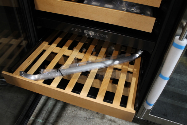 BRAND NEW SCRATCH AND DENT! Whynter BWR-462DZ Metal 46-Bottle Dual Temperature Zone Built Wine Chiller Merchandiser. 115 Volts, 1 Phase. Tested and Working! - Image 4 of 5