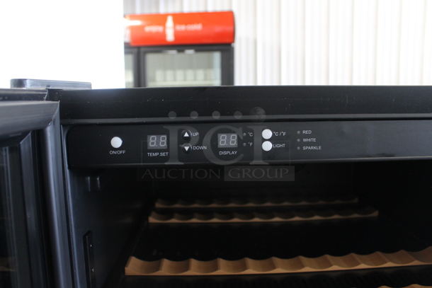 Allavino VSWR12B-1SL20 Metal Commercial Single Door Reach In Wine Chiller Merchandiser. 115 Volts, 1 Phase. Tested and Powers On But Does Not Get Cold - Image 4 of 8