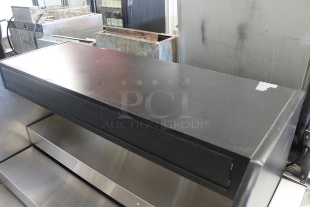 Metal Commercial Floor Style Open Grab N Go Merchandiser Display Case. Tested and Powers On But Does Not Get Cold - Image 2 of 6