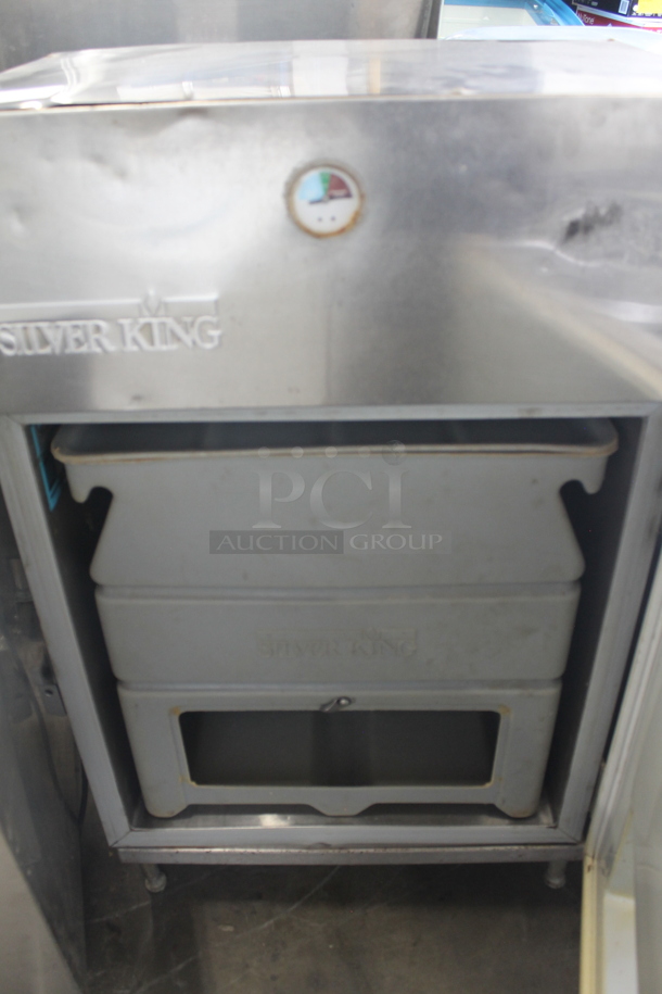 Silver King SK2SB Stainless Steel Commercial Countertop Lettuce Crisper. 115 Volts, 1 Phase. Tested and Powers On But Does Not Get Cold - Image 10 of 12