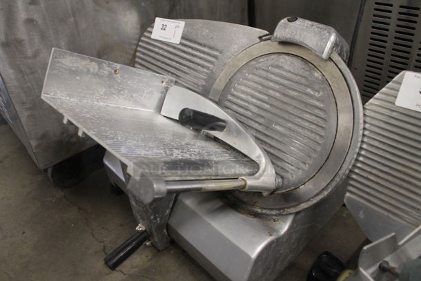 Stainless Steel Commercial Countertop Meat Slicer w/ Blade Sharpener. 115 Volts, 1 Phase.  Cannot Test - Unit Needs New Power Switch - Image 3 of 5