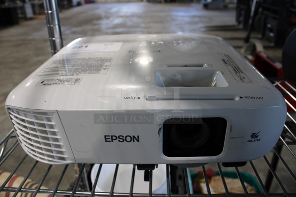 Epson Model H865A LCD Projector. 100-240 Volts, 1 Phase. 12x10x3.5