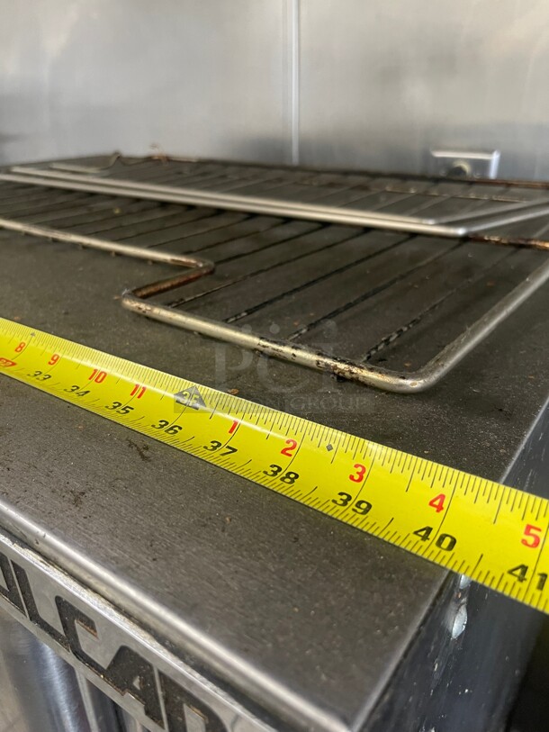 Late Model! Vulcan VC4GD Commercial Single Full Size Natural Gas Convection Oven - 50,000 BTU One Stand With 5 Shelves NSF Tested and Working! - Image 8 of 11