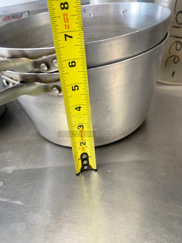 Clean! Commercial Aluminum Cooking and Braising Pans With Handle NSF  - Image 5 of 5