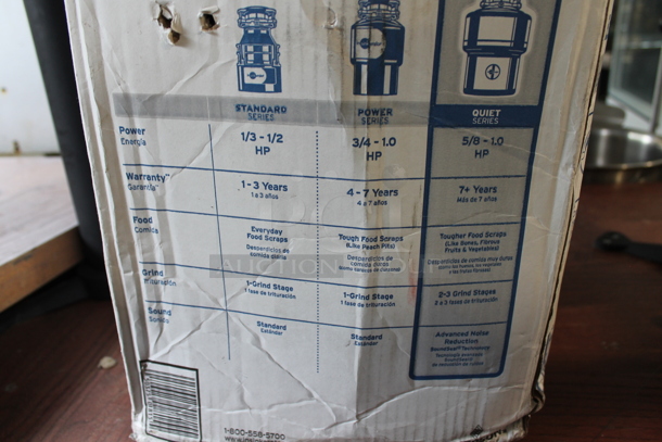 IN ORIGINAL BOX! Insinkerator CVR CNTRL PLUS-5 Garbage Disposal. 120 Volts, 1 Phase.  - Image 6 of 9