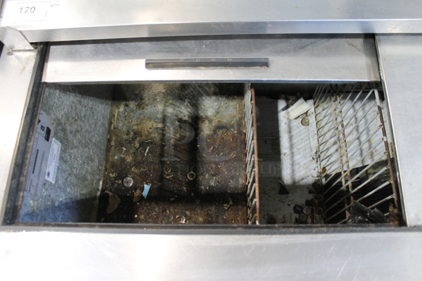 Beverage Air DDW49-B Stainless Steel Commercial Back Bar Bottle Cooler w/ 2 Sliding Lids. 115 Volts, 1 Phase. Tested and Powers On But Does Not Get Cold - Image 3 of 6