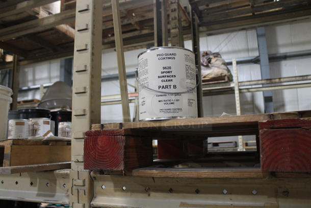 ALL ONE MONEY! SIX PALLET LOT w/ Various Items Including Pro Guard Sport Surface Clear Part A, Part B and Butt Putty. BUYER MUST REMOVE. - Image 5 of 8