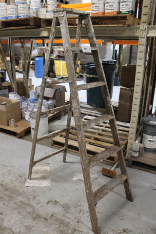 Wooden A Frame Ladder. 