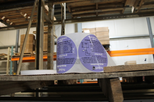 ALL ONE MONEY! FIVE PALLET LOT of Various Items Including Proflex Part A and B Flexible Epoxy, Liquid Rubber and Label Roll. BUYER MUST REMOVE. - Image 8 of 9