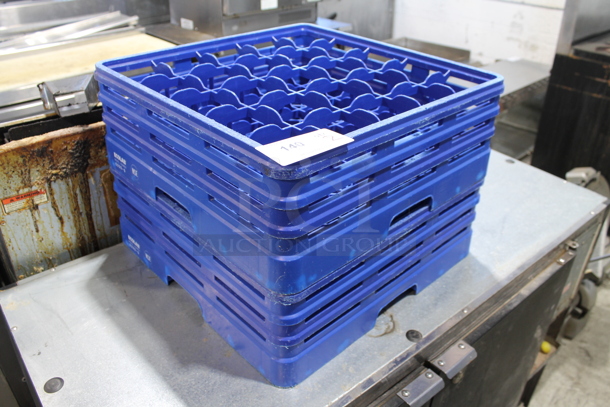ALL ONE MONEY! Lot of 2 Blue Poly Dish Caddies. - Image 2 of 3