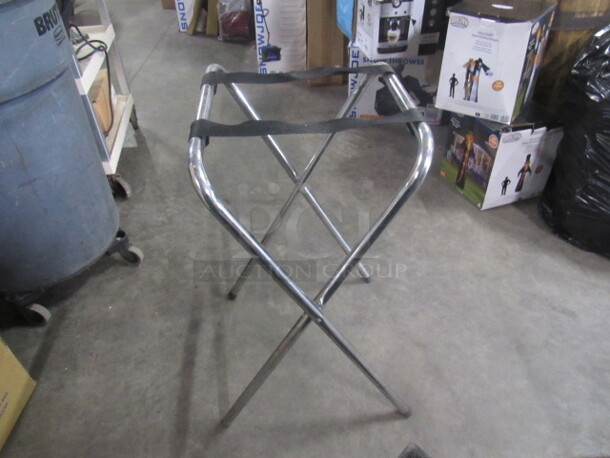 Chrome Tray Stand. 3XBID