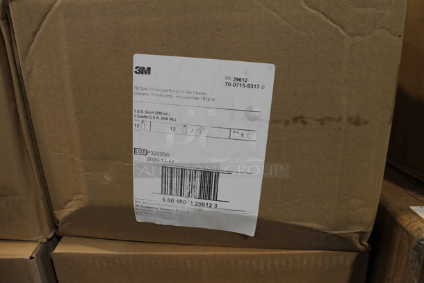 16 Boxes of 12 BRAND NEW! 3M TB Quat Disinfectant Bottles. 16 Times Your Bid! - Image 2 of 3