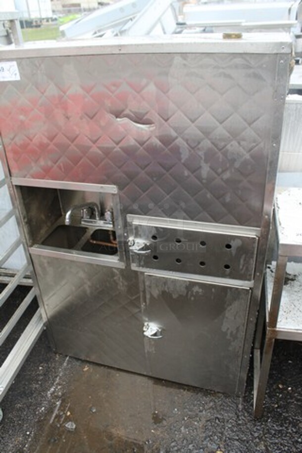 Stainless Steel Work Station w/ Sink.