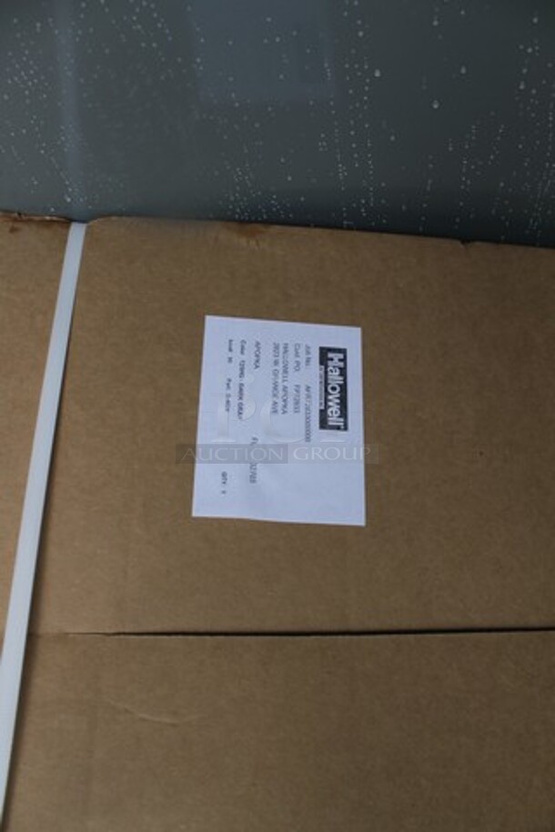 BRAND NEW SCRATCH AND DENT! Hallowell  Gray Metal 2 Door Cabinet. - Image 5 of 8