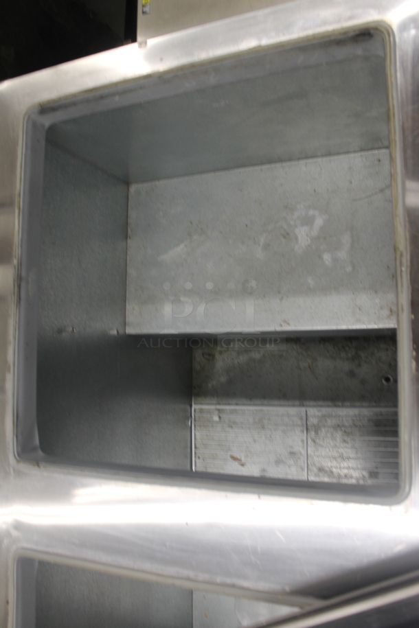 Master-Bilt DC-8D Stainless Steel Commercial Chest Freezer w/ 2 Center Hinge Lids. 115 Volts, 1 Phase. Tested and Working! - Image 6 of 7
