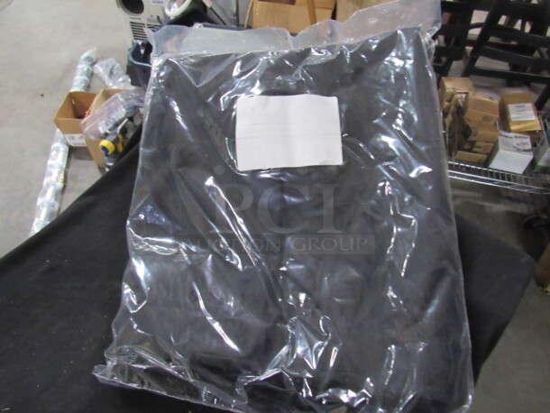 One NEW Genuine Joe 20X14 Black Table Skirting. #11916. - Image 1 of 1