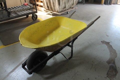 Yellow Wheelbarrow.