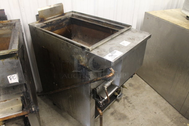 Stainless Steel Commercial Natural Gas Powered Deep Fat Fryer. - Image 2 of 4