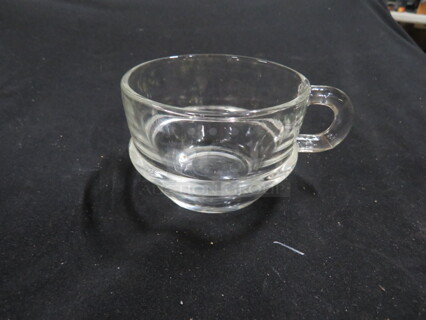 One Lot Of 20 Stackable Glass Cups. 