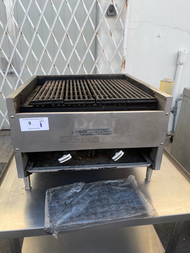Nice! American Range Commercial Char broiler Natural Gas NSF Tested and Working! 24x24x18 - Image 5 of 8