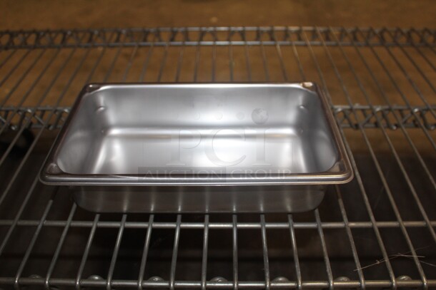NEW! 9 Vollrath 1/4 Size x 2.5" Stainless Steel Perforated Insert/Pans. 9X Your Bid!  - Image 1 of 1