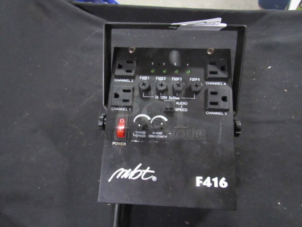 One MBT F416 4 Channel Chase Lighting Controller.