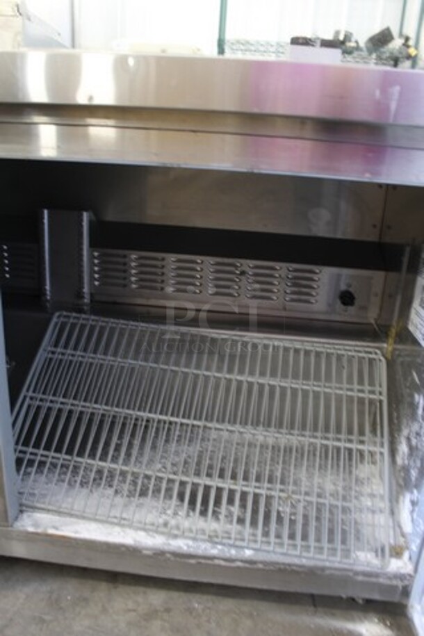 Hoshizaki UR60A Stainless Steel Commercial 2 Door Undercounter Cooler. 115 Volts, 1 Phase. Tested and Working! - Image 2 of 4