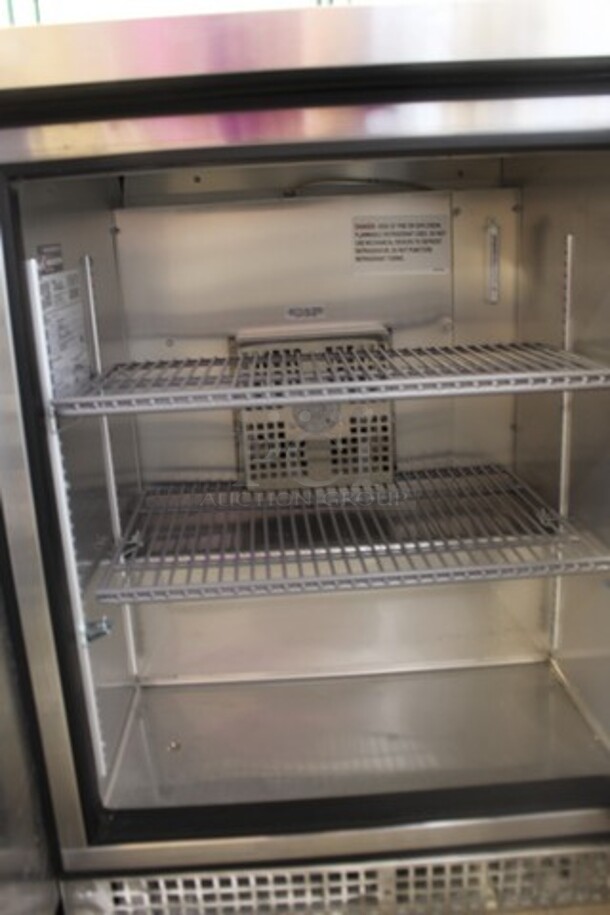 2019 True TUC-24-HC Stainless Steel Commercial Single Door Undercounter Cooler. 115 Volts, 1 Phase. Tested and Working! - Image 3 of 4