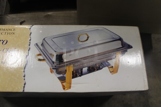 NEW IN BOX! American Metalcraft 9qt. Oblong Chafer. 25x14x12 - Image 1 of 2