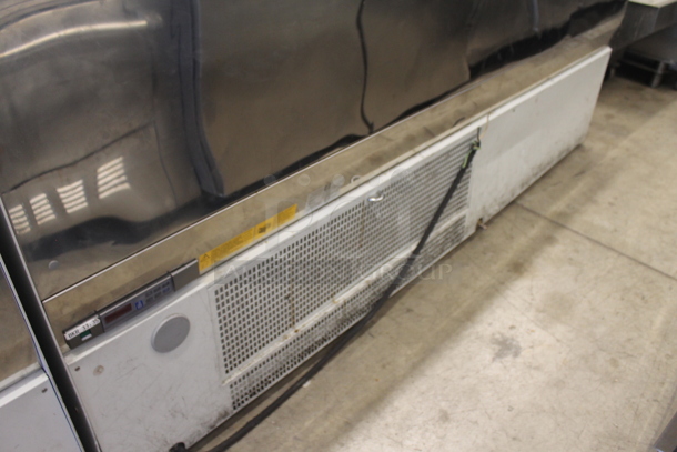 2019 IFI SAM80-PVAD-2125-AB Stainless Steel Commercial Floor Style Freezer Display Case Merchandiser. Picture of Unit Before Removal Is Used As Gallery Picture; See Subsequent Pictures For The Portion of the Display Case That This Lot Is. 208-220 Volts, 1 Phase. - Image 6 of 8