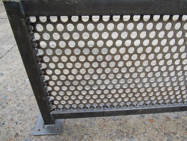 One Industrial Look Metal Divider. 43.5X12 - Image 2 of 2
