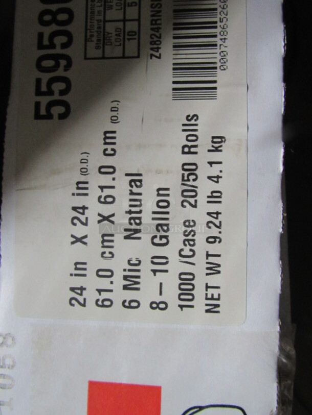 One Lot Of 10 Gallon Trash Bags. - Image 2 of 2