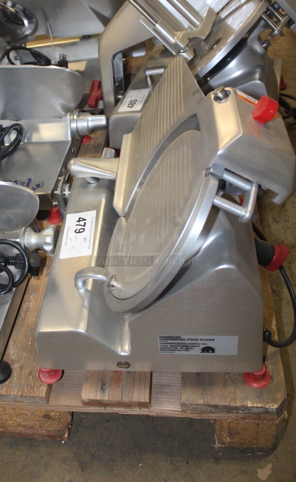 WOW! Varimixer Model VS25F/N Commercial Countertop Meat/Cheese Deli Slicer. 20x13x15. 120V/60Hz. Needs Carriage.  - Image 2 of 3