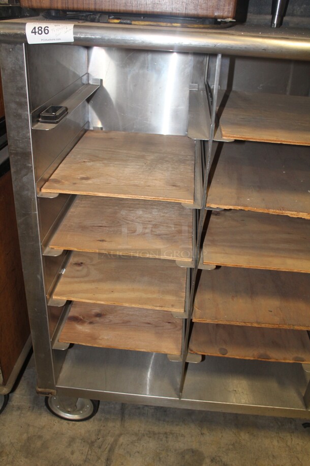 GREAT FIND! Like New Commerical Pan Cabinet On Casters. 56X26X56. Cabinet Only!  - Image 3 of 3
