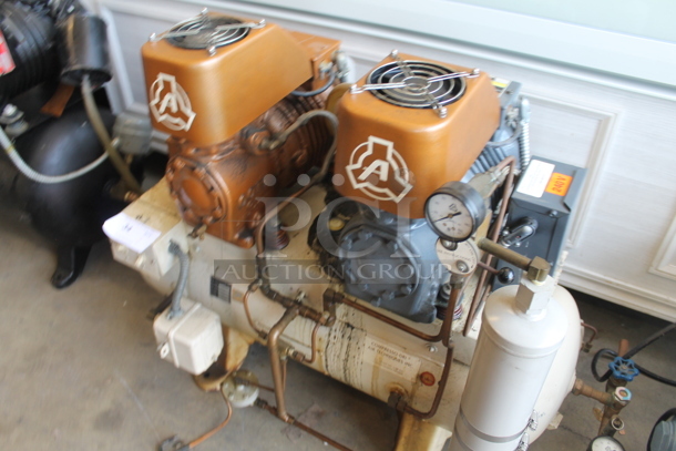 Air Techniques L-66 Metal Commercial Floor Style Dental Air Compressor. 230 Volts, 1 Phase. - Image 3 of 7