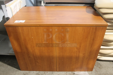 Wood Pattern 2 Door Cabinet.