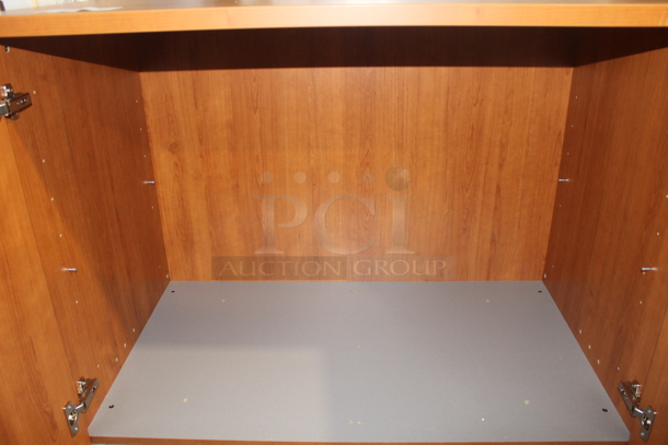 Wood Pattern 2 Door Cabinet. - Image 7 of 8