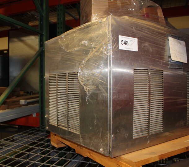 WOW! Crystal Tips Commercial Stainless Steel Flaker Ice Head. 32x22x20. Per Owner: Currently Not Working, Parts For Repair In Box  - Image 3 of 5