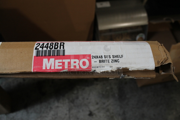 BRAND NEW IN BOX! Metro Chrome Finish Wire Shelf - Image 3 of 3