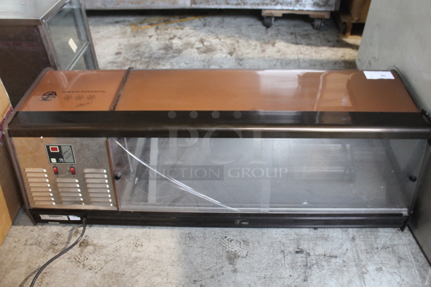 GAYC VEDEB-1 Metal Commercial Countertop Sushi Display Case Merchandiser. 115 Volts, 1 Phase. Tested and Powers On But Does Not Get Cold - Image 4 of 9