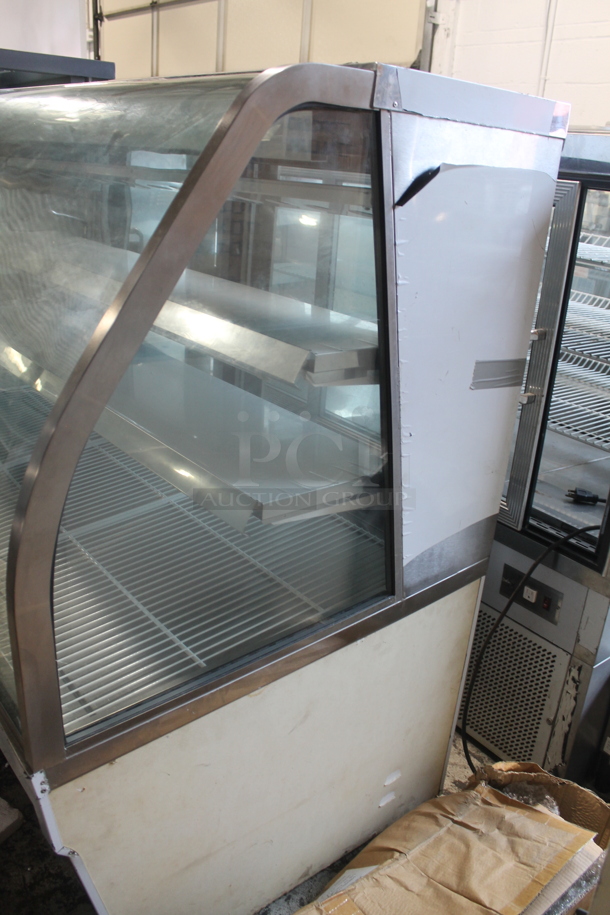 BRAND NEW SCRATCH AND DENT! CustomCool CGD5R Stainless Steel Commercial Floor Style Deli Display Case Merchandiser. 115 Volts, 1 Phase. Does Not Come w/ Remote Compressor. - Image 2 of 11