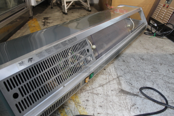 Metal Commercial Countertop Sushi Display Case Merchandiser. 115 Volts, 1 Phase. Tested and Powers On But Does Not Get Cold - Image 6 of 8